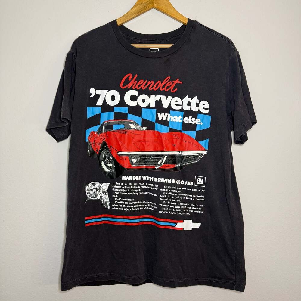 Hybrid Apparel General Motors Chevrolet 1970 Corvette Graphic T-Shirt